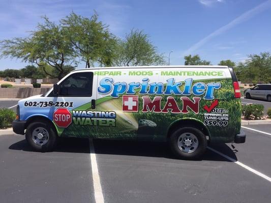 Sprinkler Man van