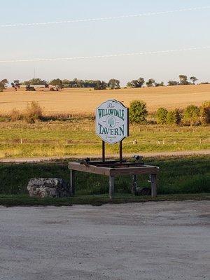 Sign in front