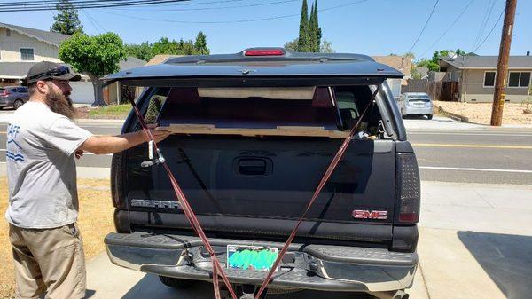 I take apart your table and fit the whole thing in the bed of my truck.