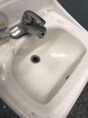 Sink is awful and no soap smh