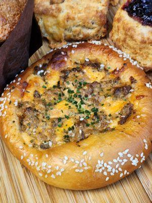 Shokupan Savory Bun - Cheeseburger