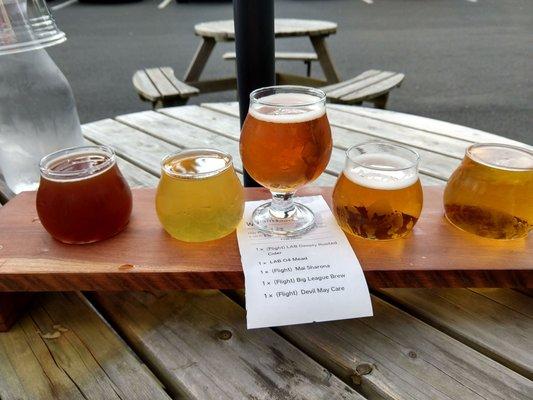 Beer flight