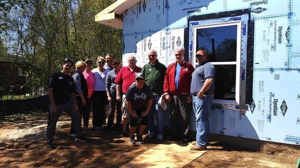 Habitat for Humanity Build - lots of fun to help!