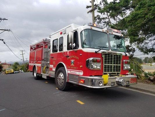 Engine 65 on a CO alarm