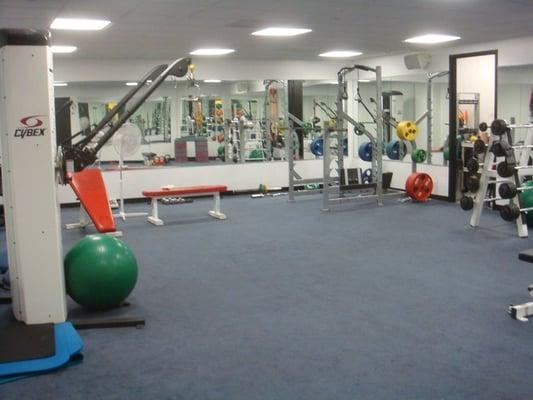 Private personal training room