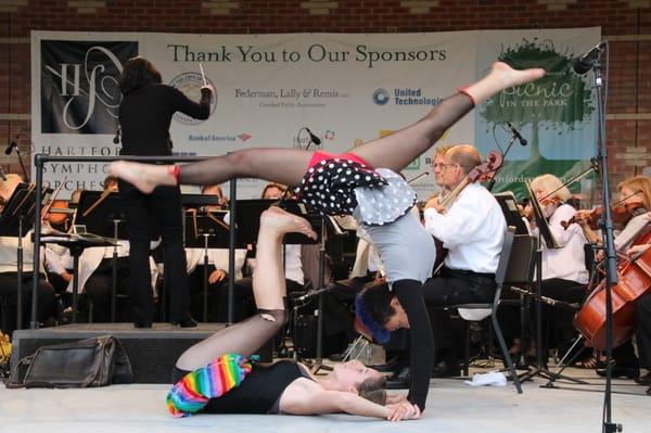 Acrobats. Envision Fest Hartford 2012. By GardenSprite via Flickr