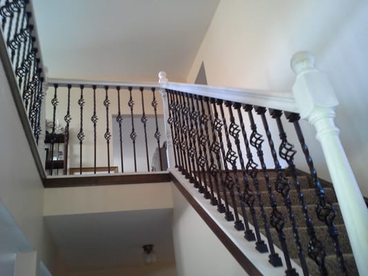 Iron baluster railings in Inverness