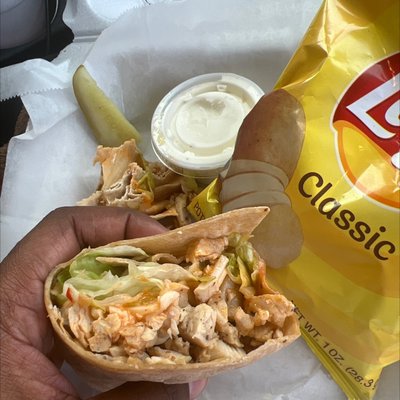 buffalo chicken wrap