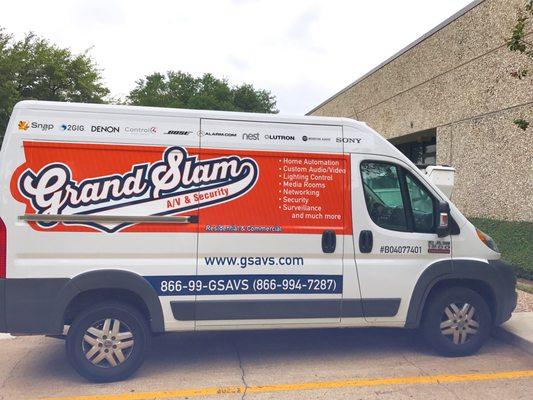 Not only do we stand out with our top quality work and customer service, we now stand out in the streets with our Grand Slam Bus.