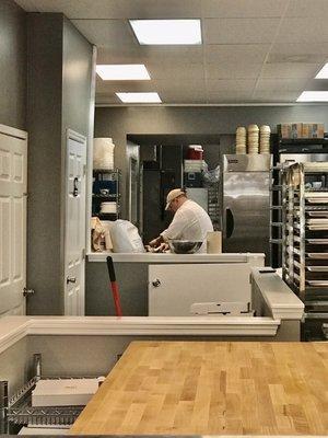 Working his sourdough magic