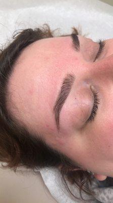 Brow wax & fill in