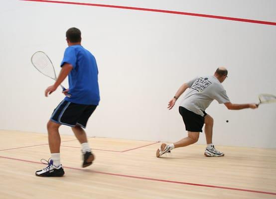 Squash with Professional Instruction, Round Robins, Leagues and annual tournaments.