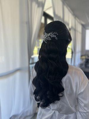 Bridal hair