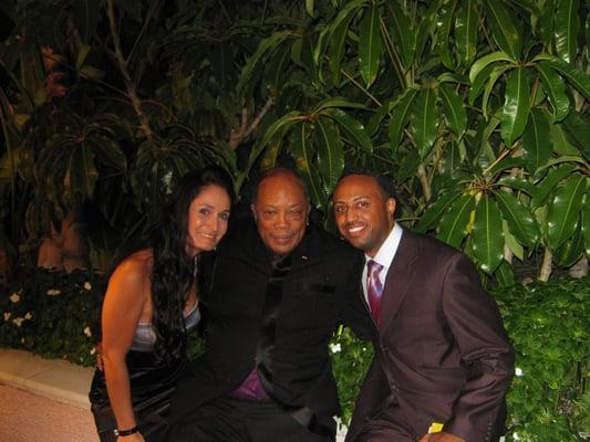 Motown Awards in Beverly Hills with Quincy Jones