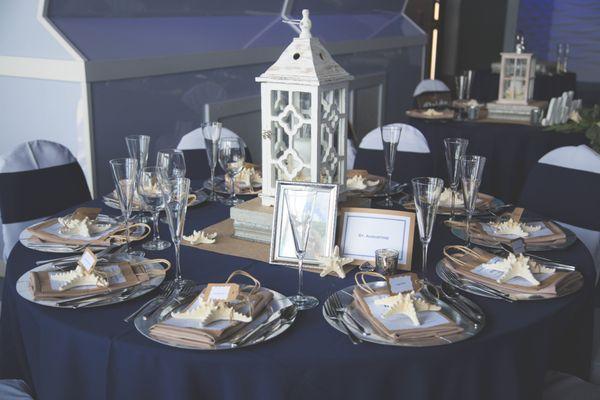 Beautiful table by the Sea