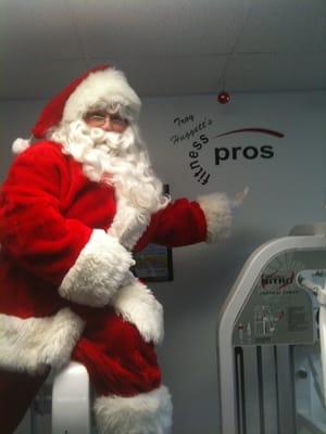 Santa Works out @ THFP, shouldn't you?