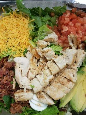 Cobb salad with grilled chicken