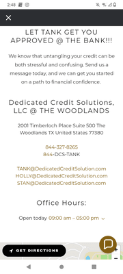 Visit our site: www.Dedicatedcreditsolution.com