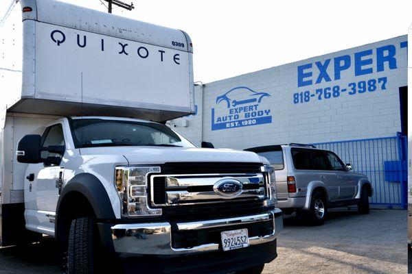 2017 Ford box truck after our touch