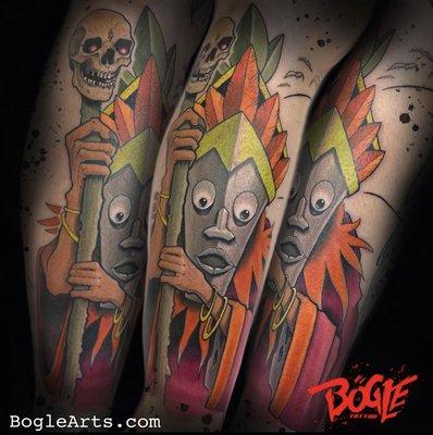 Scooby doo leg sleeve