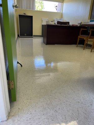 Strip, seal & wax floors. This is a preschool we did recently.