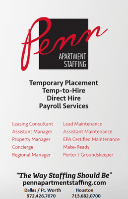 Penn Apartment Staffing