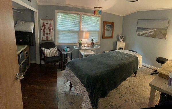 The massage room