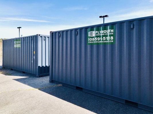 20' storage container rentals in Plymouth, MA.