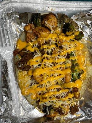 Fully loaded potato