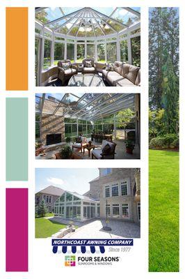 Now offering sunrooms, brought to you by Four Seasons Sunrooms and Windows!