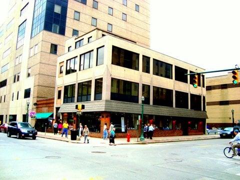 M Lemp Jewelers- corner of 300 Warren St and Fayette St