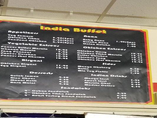 Looks like they serve Indian food here.