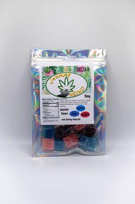 Just getting started with Delta 8? Try our 10mg Enjoyable yummy gummies.