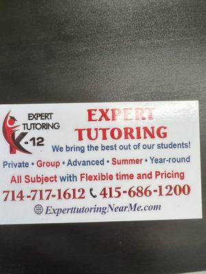 Expert Tutoring