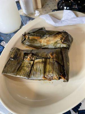 Mole Tamales very good!