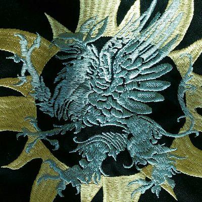 Praetorians #embroidery, close up, #costuming, #LARP.