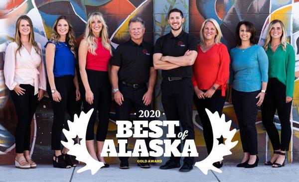 The Team! Best of Alaska 2020 Gold Award