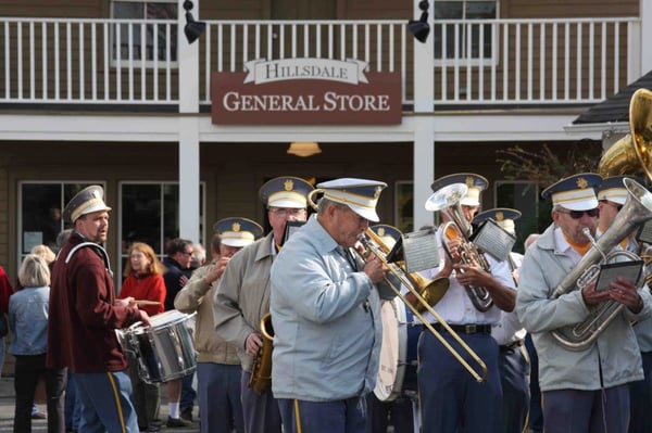 Opening Day, and with a marching band!