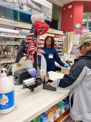 The rudest employee at any Walgreens nationwide! She always looks at us and everyone else this way!