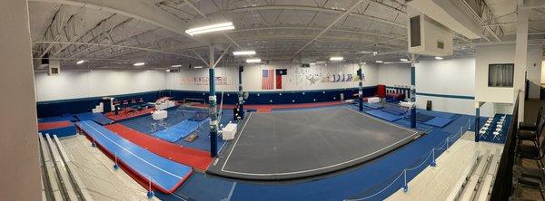 Right side of the gym