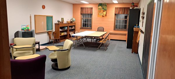 The Sunday school room