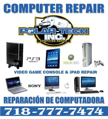 Computer Repair and Game Console Repair