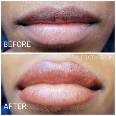 lip color correction