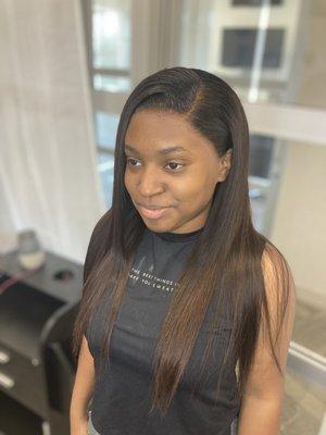 Lace front wig install 
Boss up Bliss wig