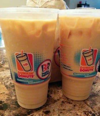 Large iced coffee (any size coffee $.99 from 3-6pm)