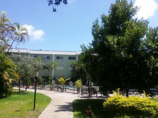 Center courtyard