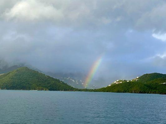 Evening rainbow