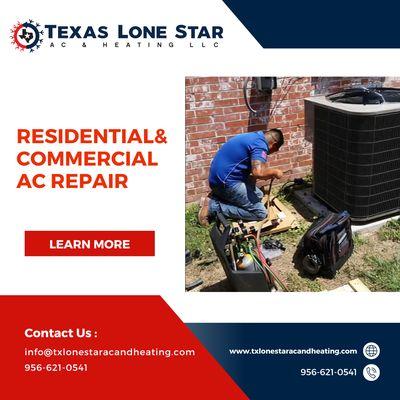 Residential & commercial AC repair
Brownsville, Harlingen and Mcallen TX