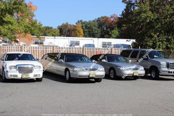 Some large vehicles.