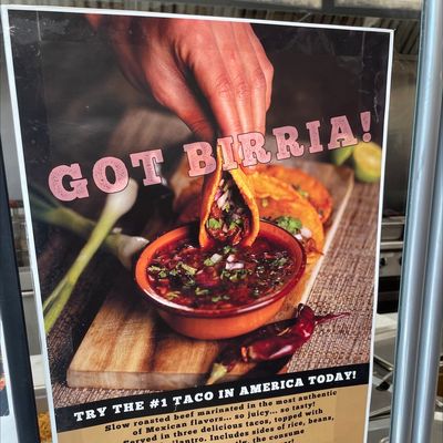 They got Birria tacos, very good